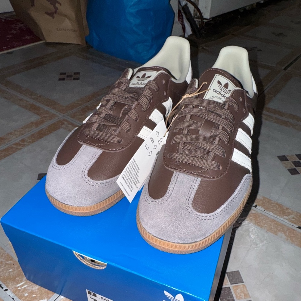 Adidas Sambas Brown/Grey